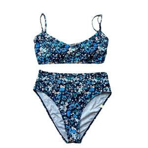 Summersalt Blue Floral Bikini